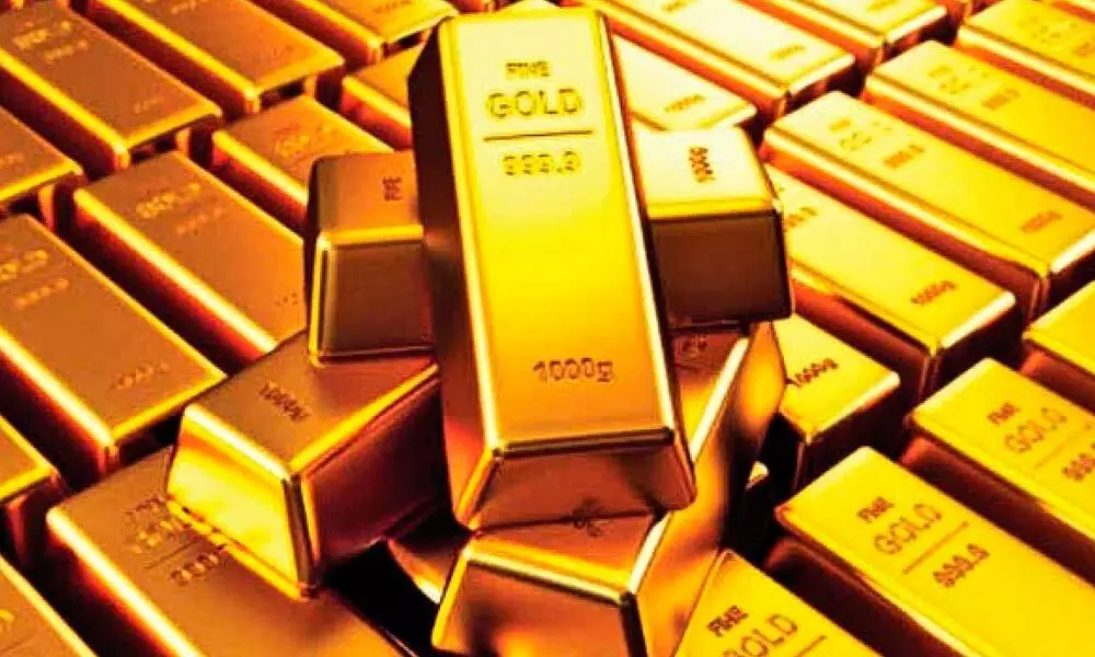 Gold inches up by Rs 65; silver jumps Rs 298 Gold inches up by Rs 65; silver jumps Rs 298