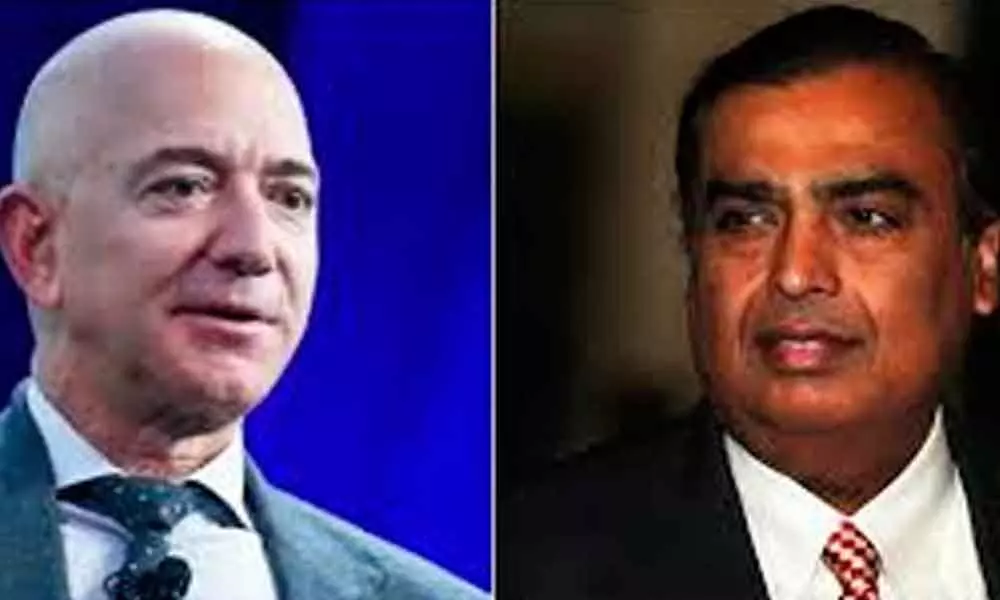 Reliance Ambani vs Amazon Bezos