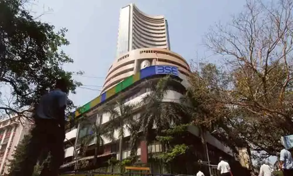 Sensex down over 100 points after opening in green