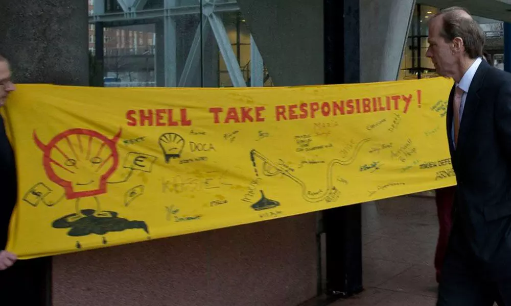 Dutch climate activists take Shell to court over emissions
