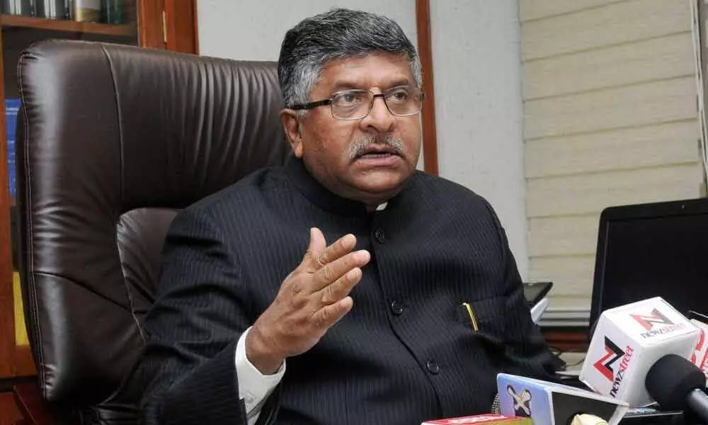 Union Minister Ravi Shankar Prasad