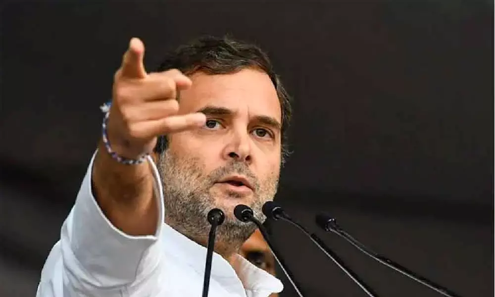 Congress leader Rahul Gandhi
