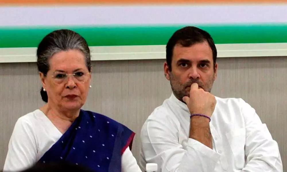 Congress President Sonia Gandhi and former party Chief Rahul Gandhi