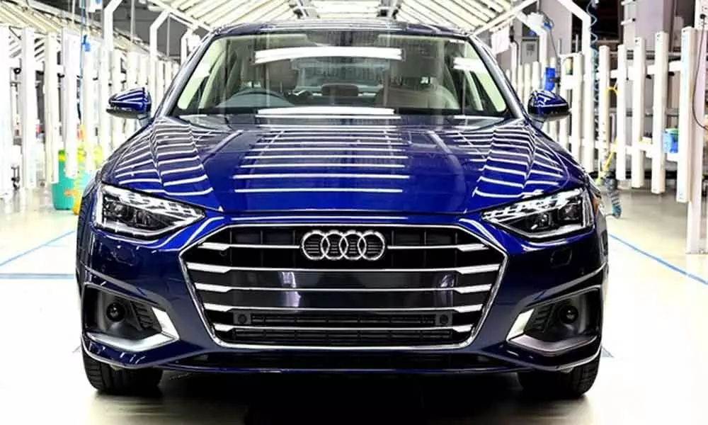 Audi A4 new version drives into India