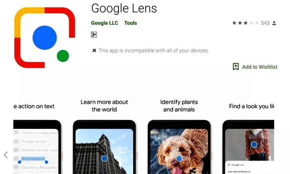 Google Lens crosses 500 mn installs