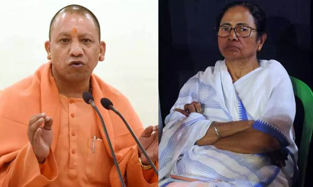 Yogi Adityanath and Mamata Banerjee