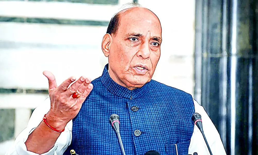 Defence Minister Rajnath Singh