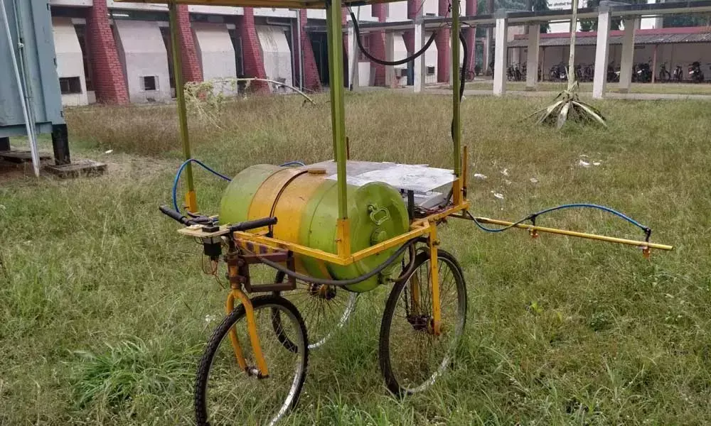 IIT-Kgp develops efficient sprayer for farmlands