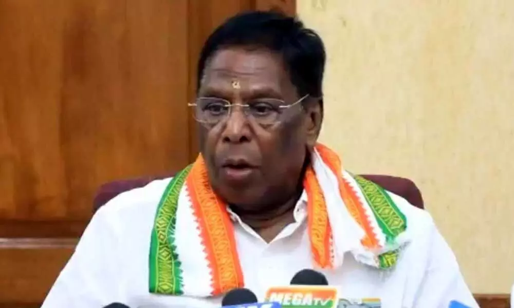 Puducherry Chief Minister V Narayanasamy