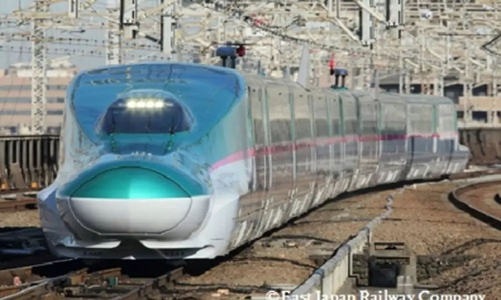 The Embassy of Japan in India has shared official photos of the E5 Series Shinkansen (JapanÃ¢Â€Â™s Bullet Train), which will be modified for use as rolling stock of the Mumbai-Ahmedabad High Speed Rail Corridor project. (Photo Courtesy: East Japan Railway Company/Japanese embassy)