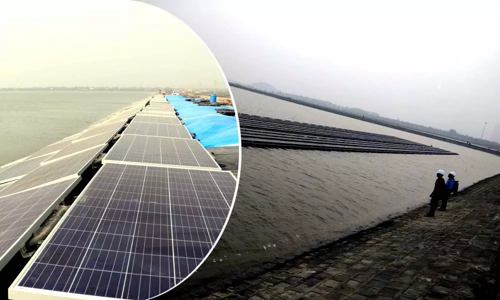 AP’s largest floating solar power plant coming up near Vizag