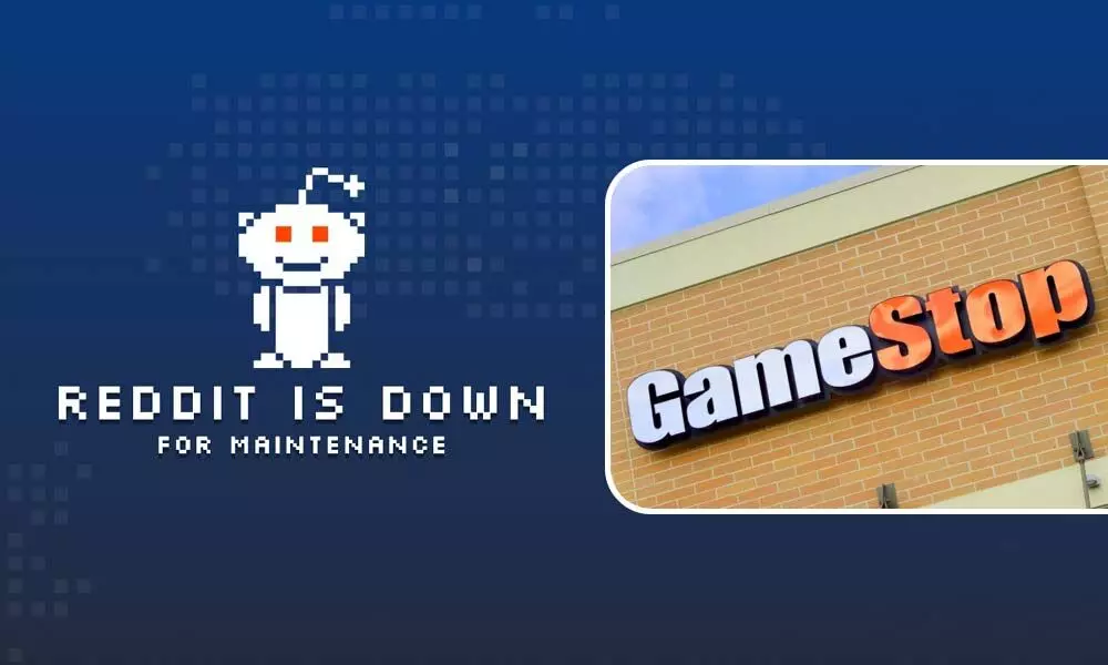 Outage at Reddit as GameStop shares soar 100%
