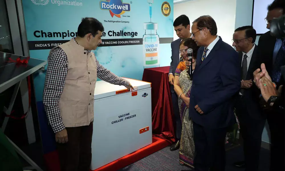 Rockwell’s unique freezer for Covid vaccine