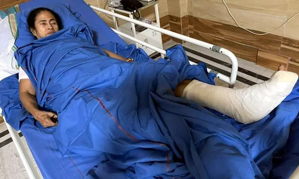 Mamata hospitalised after injury in Nandigram