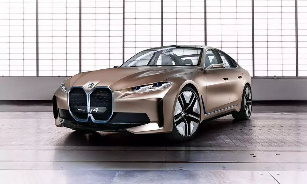 BMW’s 1st electric sedan drives in Munich