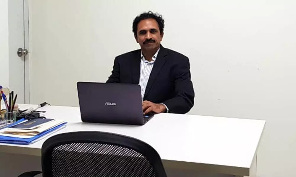 Ravi Eswarapu, CEO of Andhra University Incubation Center