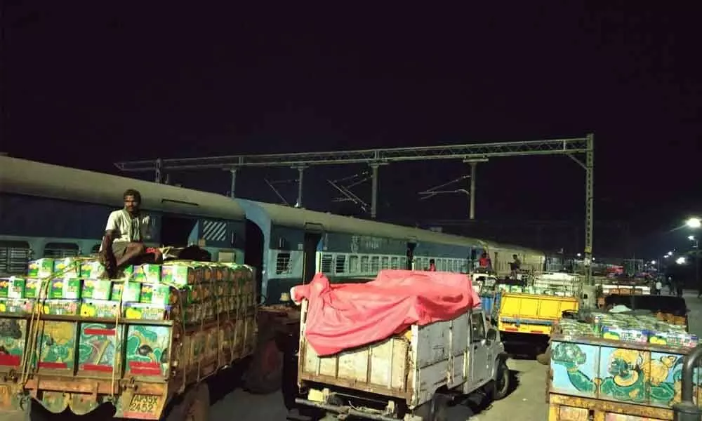 First mango spl train flagged off at Vizianagaram