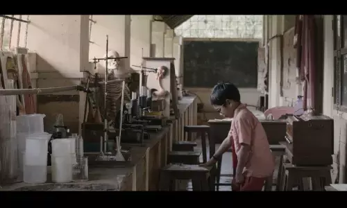 I felt that I would not be able to make films if I go too much into theory. I was in the editing course and found it too industry-oriented. Rather than learning theory, I felt that it would be better to just in and make movies. Also, in this age of the Internet, you really do not need a film school I felt that I would not be able to make films if I go too much into theory. I was in the editing course and found it too industry-oriented. Rather than learning theory, I felt that it would be better to just in and make movies. Also, in this age of the Internet, you really do not need a film school