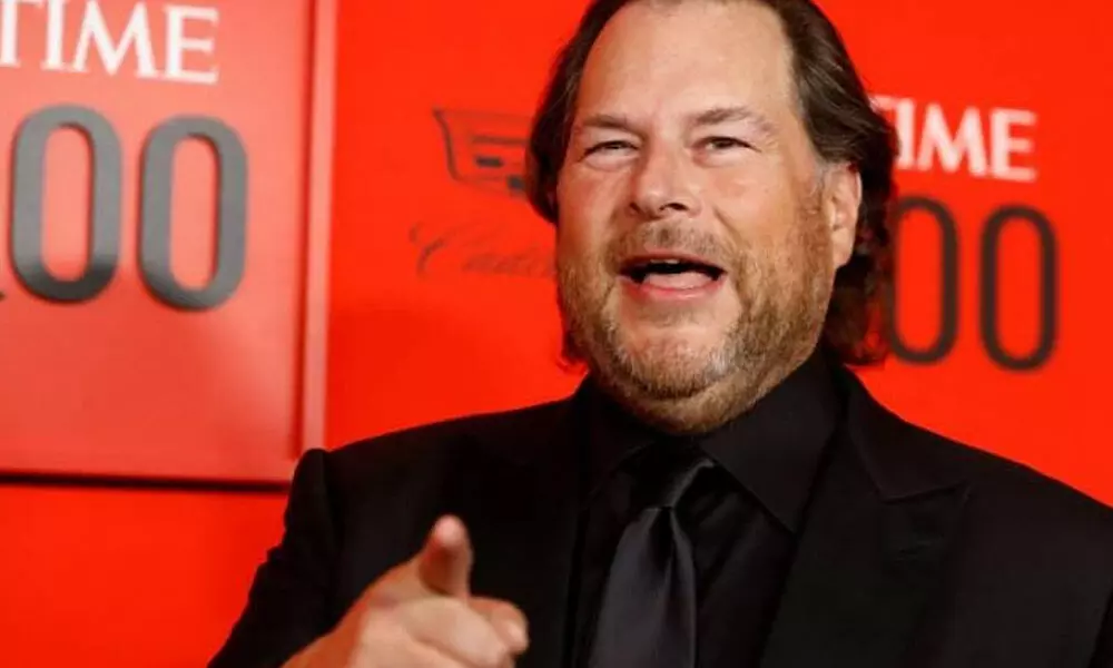 Marc Benioff, founder of Cloud software giant Salesforce. (File image)