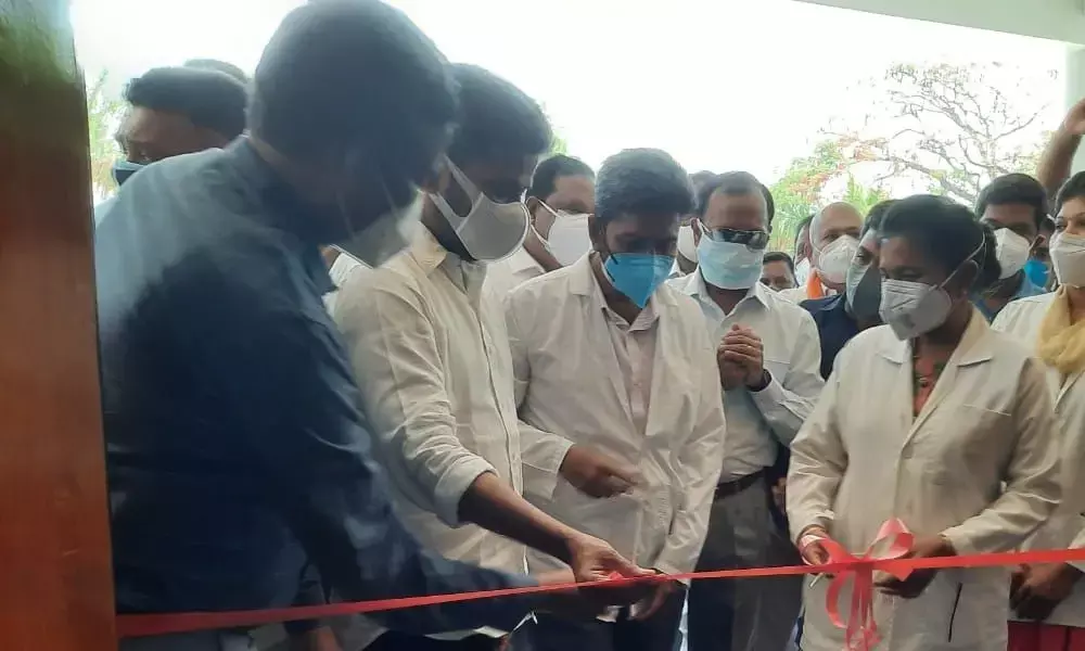 Revanth opens 50-bed Covid hospital