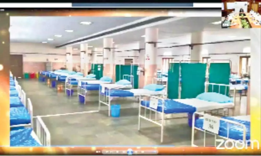 SteelMin opens Covid care centre at Vizag Steel Plant SteelMin opens Covid care centre at Vizag Steel Plant