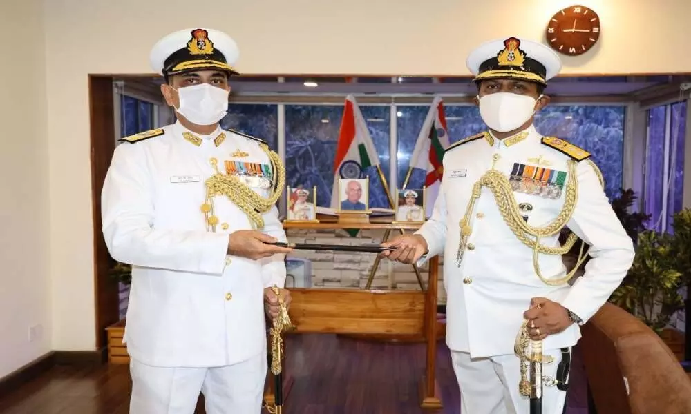 Rear Adm Uthaiah takes over as Admiral Supdt of NDC