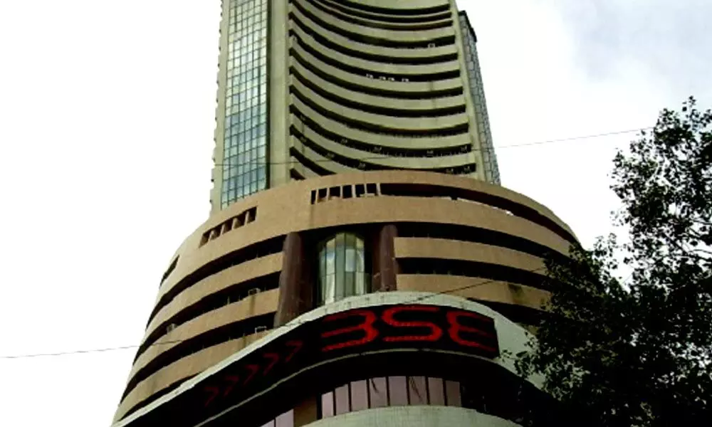 Equity indices extend gains; Sensex up nearly 300 pts