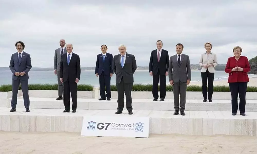 G-7 summit ends, vows to vaccinate world