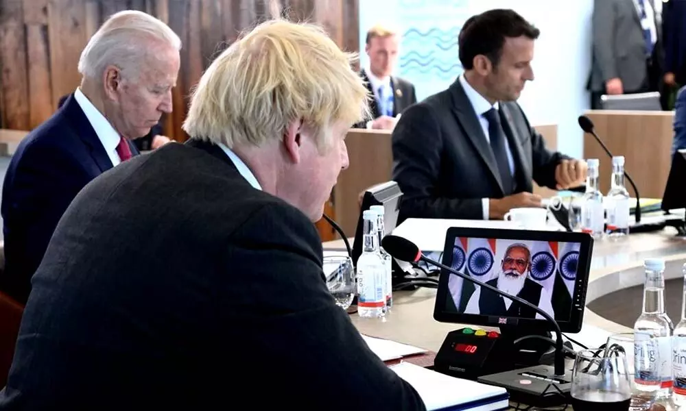 Modi calls for ‘one earth one health’ at G7 summit