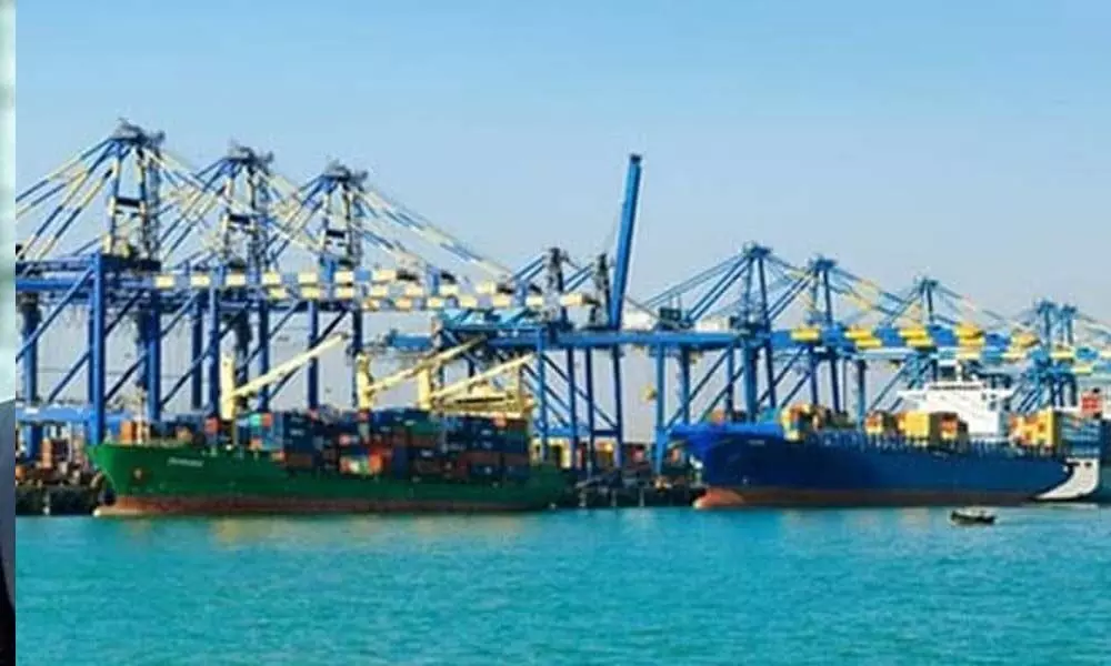 Adani Ports share price gains in morning trade, slips into red
