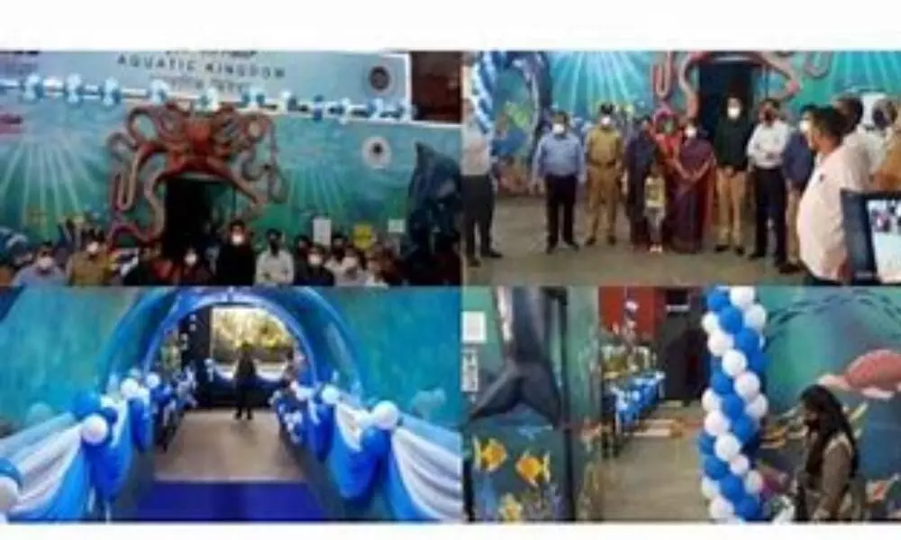 IRSDC starts tunnel Aquatic Kingdom at KSR Bengaluru station