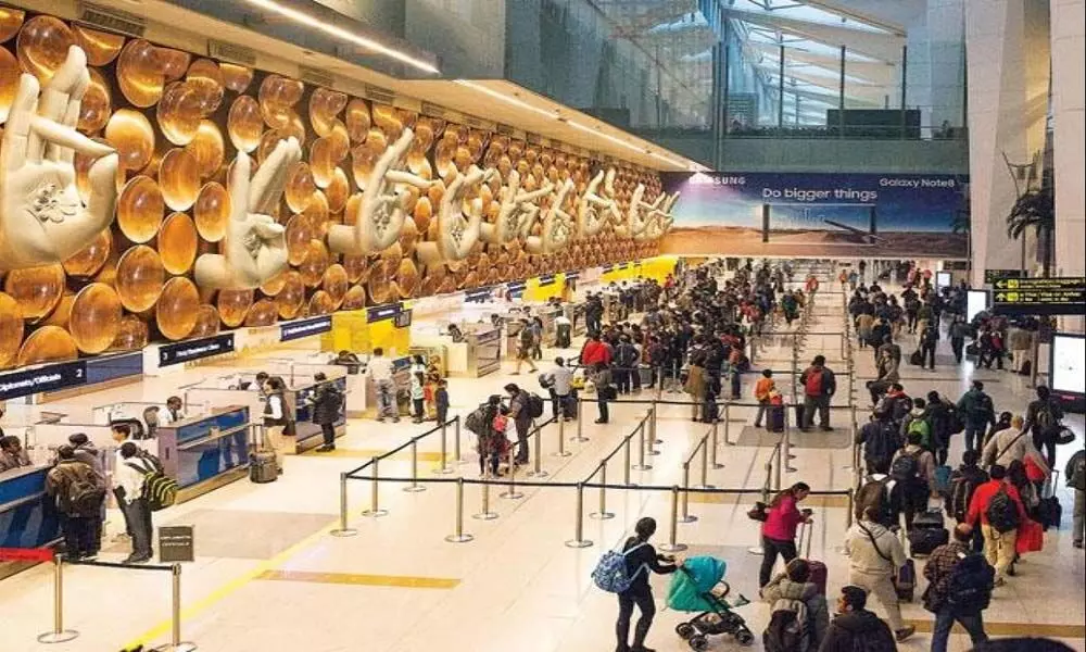 Passenger traffic at Delhi Airport up