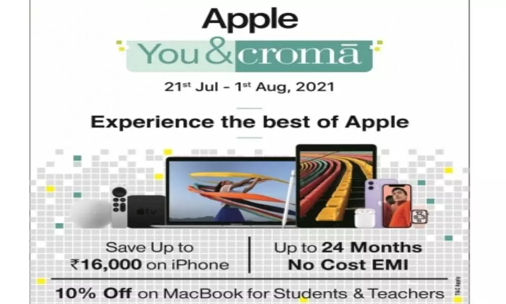 Croma unveils second edition of #AppleYou&Croma fest