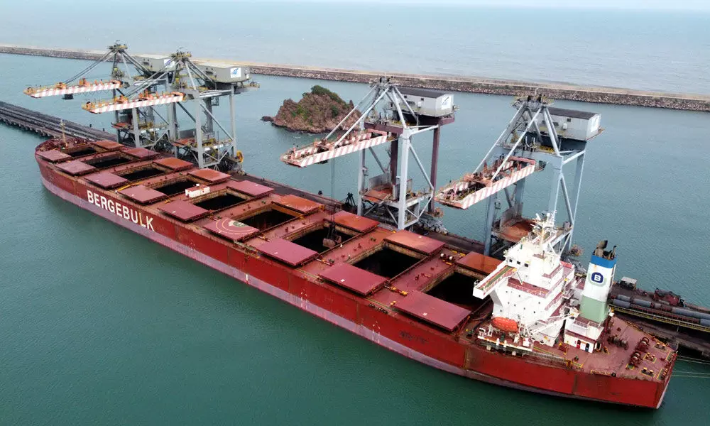 Gangavaram Port sets record in bauxite discharging