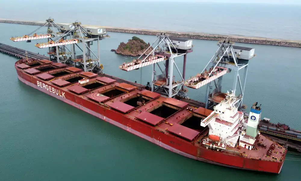 Gangavaram Port sets record in bauxite discharging