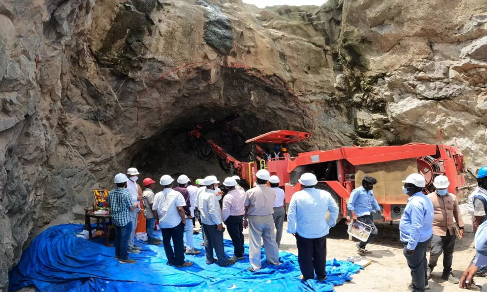 MEIL begins polavaram tunnel excavation work