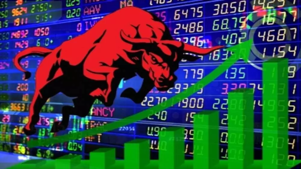 Market climbs new high, Sensex hits 56,000 Market climbs new high, Sensex hits 56,000