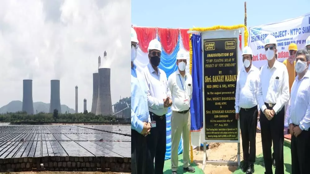 NTPC Simhadri commissionsc 25 MW floating solar plant