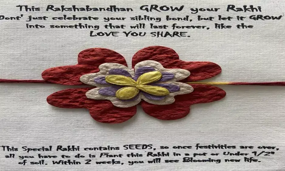 Celebrate rakhi and plant a tree