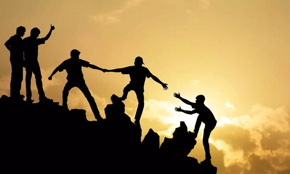 All we need is few words of encouragement in tough times All we need is few words of encouragement in tough times