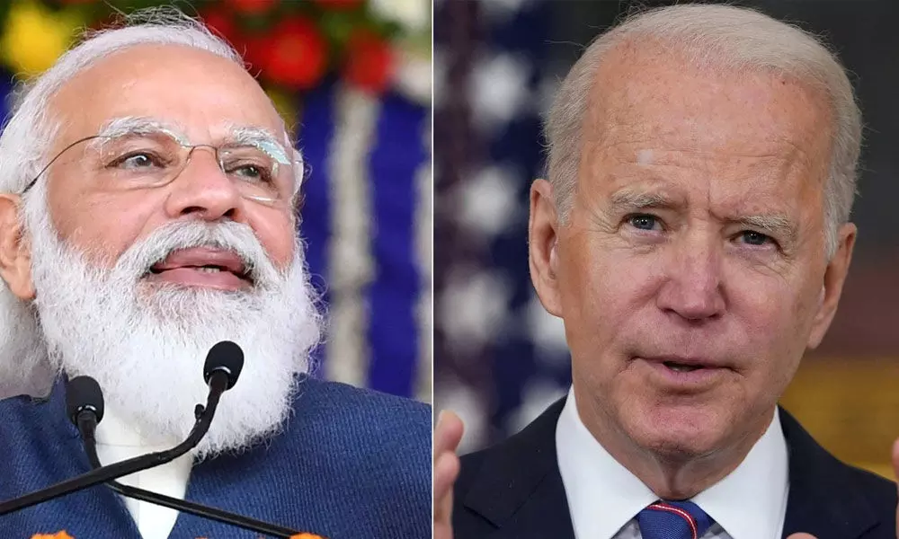 Indian Prime Minister Narendra Modi and US President Joe Biden