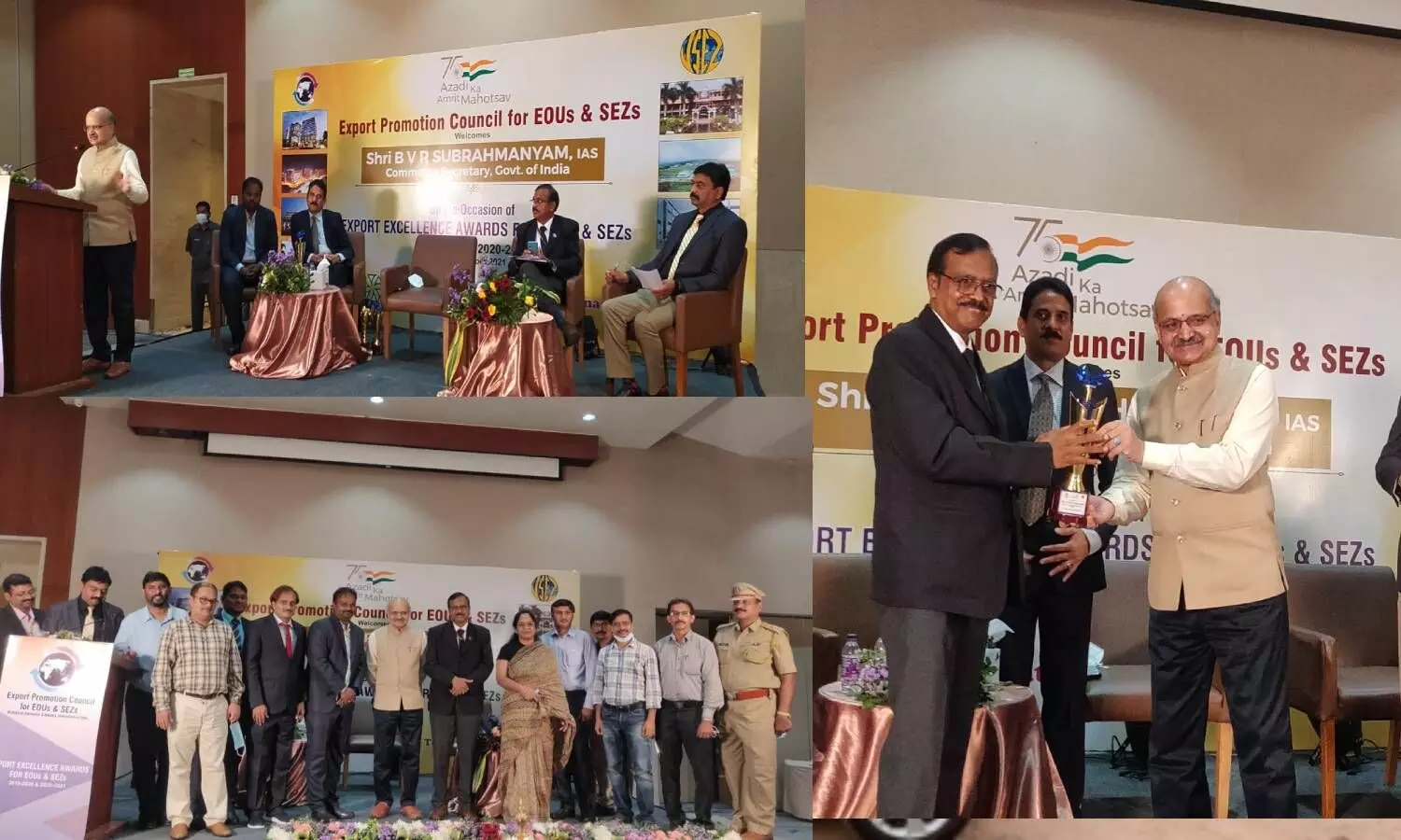 ECES awards presented to exporters from AP, Telangana ECES awards presented to exporters from AP, Telangana
