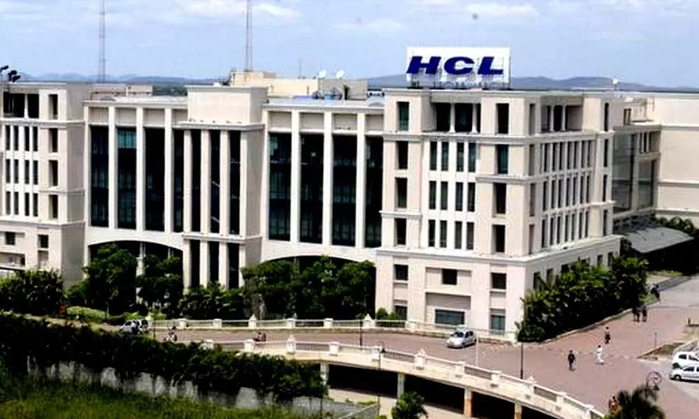 HCL Tech shares climb over 1%