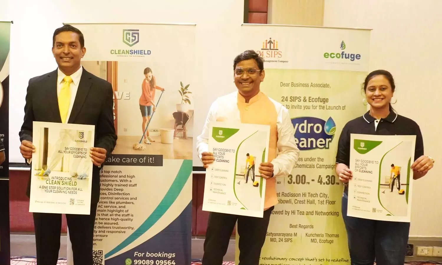 24 SIPS launches cleaning services in Hyd 24 SIPS launches cleaning services in Hyd