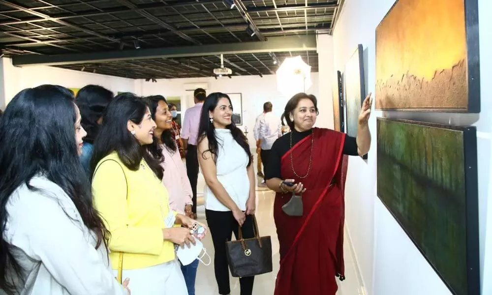 Contemporary art exhibition held