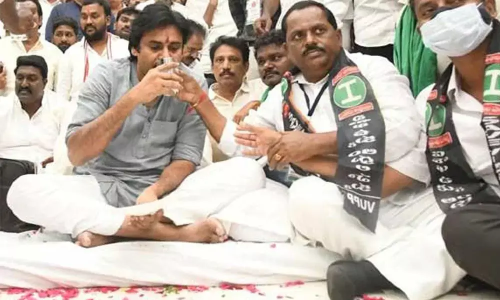 Pawan Kalyan’s deeksha against RINL privatisation