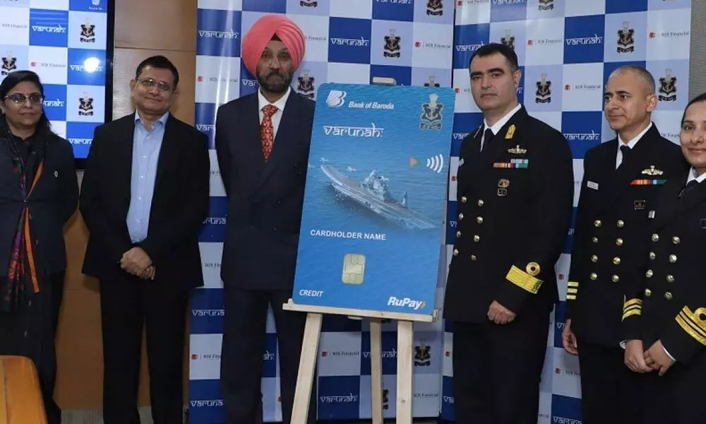 Bank of Baroda Fin, Indian Navy unveils co-branded credit card