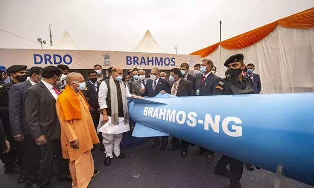 Making BrahMos not to attack anyone, but to be on guard: Rajnath Singh