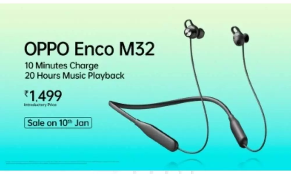 OPPO Enco M32 neckband-style earphones launched in India