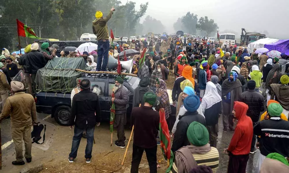 PM convoy blocked by protestors in Punjab